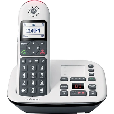 Motorola CD5011 Digital Cordless Telephone - Answering Machine | Electronic Express