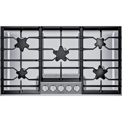 Thermador SGSX365TS 36 inch Masterpiece® 5 Pedestal Star® Burner Gas Cooktop | Electronic Express