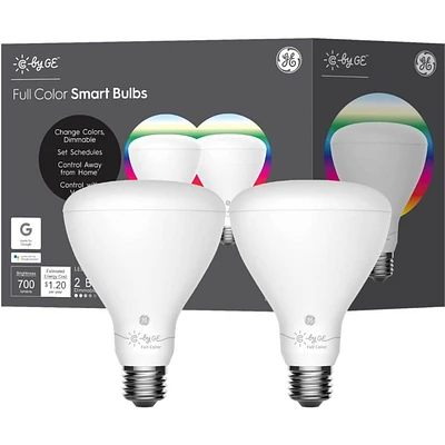 G.E. 93106175 BR30 Bluetooth Smart LED Light Bulb (2 Pk.) | Electronic Express