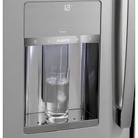 G.E. Profile PVD28BYNFS 27.6 Cu.Ft. Stainless French Door Smart Refrigerator | Electronic Express