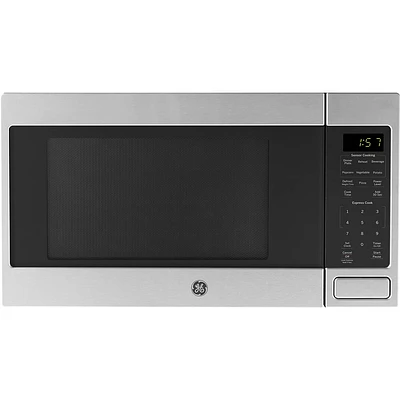 G.E. JES1657SMSS 1.6 Cu.Ft. Stainless Countertop Microwave Oven | Electronic Express