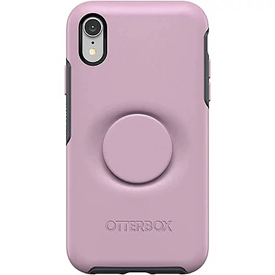 OtterBox IPHXRSYMPOPM Otter + Pop Symmetry Series for iPhone XR - Mauve Pink | Electronic Express