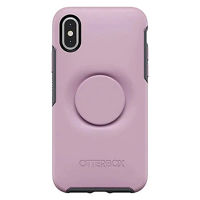 OtterBox 77-61654 Otter + Pop Symmetry Series for iPhone X/Xs - Muave Pink IPHXSXSYMMVP | Electronic Express