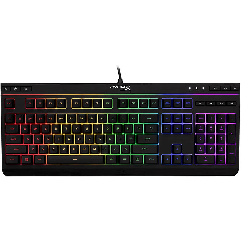 HyperX HXKB5ME2 Alloy Core RGB Gaming Keyboard | Electronic Express