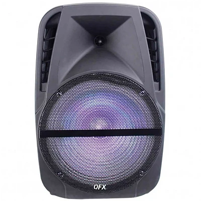 QFX PBXBF120 12 inch LED Lighting Bluetooth® Portable Speaker | Electronic Express