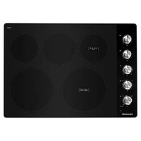 KitchenAid KCES550HSS 30 inch Stainless 5 Element Electric Cooktop | Electronic Express