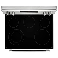 Maytag MER6600FZ 5.3 Cu.Ft. Stainless Freestanding Electric Range | Electronic Express