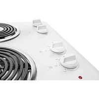 Whirlpool 30 Inch White Built-In Electric Cooktop | Electronic Express