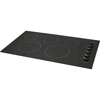 Frigidaire FFEC3625UB 36 inch Black 5 Burner Electric Cooktop | Electronic Express