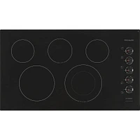 Frigidaire FFEC3625UB 36 inch Black 5 Burner Electric Cooktop | Electronic Express