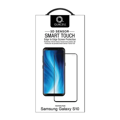 Quikcell QFLXS10 Tempered Glass Screen Protector - Samsung S10 | Electronic Express