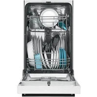 Frigidaire FFBD1831UW 52dBa White 18 inch Built-in Dishwasher | Electronic Express