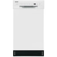 Frigidaire FFBD1831UW 52dBa White 18 inch Built-in Dishwasher | Electronic Express