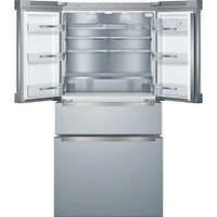 Bosch B36CL80ENS 21 Cu.Ft. Stainless French Door Refrigerator | Electronic Express