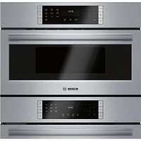 Bosch HBL8753UC 30 inch Stainless Combination Wall Oven | Electronic Express