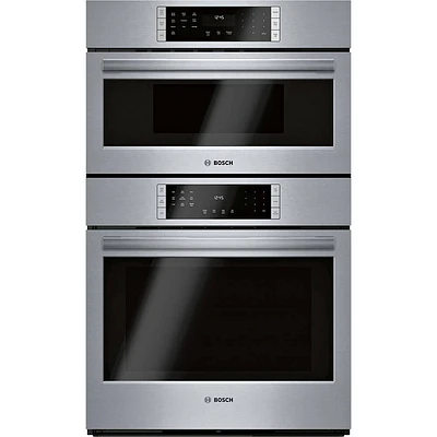 Bosch HBL8753UC 30 inch Stainless Combination Wall Oven | Electronic Express