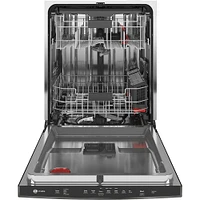 GE PDP715SBNTS 45 dBA Black Stainless Dishwasher with Hidden Controls | Electronic Express