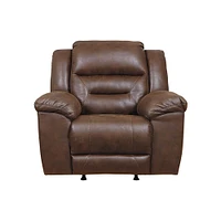 Ashley Stoneland Power Rocker Recliner - Chocolate | Electronic Express