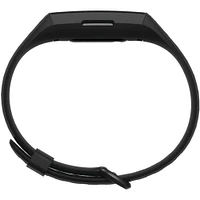 Fitbit FB417BKBK Charge 4 Fitness Wristband - Black / Black | Electronic Express