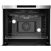 Bosch HBL8453UC 30 inch Stainless Steel Single Electric Convection Wall Oven | Electronic Express