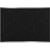 Cafe CEP90302NSS 30 inch Stainless 5 Element Electric Cooktop | Electronic Express