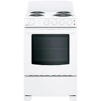 Hotpoint RAS240DMWW 2.9 Cu.Ft. White Electric Coil Range | Electronic Express