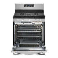 Whirlpool-5-0-Cu-Ft-Stainless-Freestanding-Gas-Range | Electronic Express