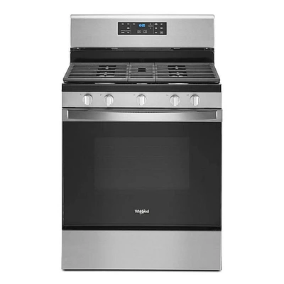 Whirlpool-5-0-Cu-Ft-Stainless-Freestanding-Gas-Range | Electronic Express