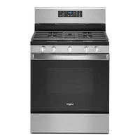 Whirlpool-5-0-Cu-Ft-Stainless-Freestanding-Gas-Range | Electronic Express