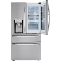 LG 23 Cu.Ft. Stainless French Door Smart Refrigerator | Electronic Express