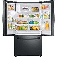 Samsung RF27T5201SG 27 Cu.Ft. Black Stainless French Door Refrigerator | Electronic Express