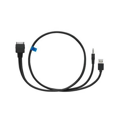 Kenwood KCA-IP22F iPod/iPhone direct cable for music & video playback OPEN BOX KCAIP22F | Electronic Express
