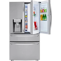 LG LRMDS3006S 30 Cu.Ft. Stainless Smart French Door Refrigerator | Electronic Express