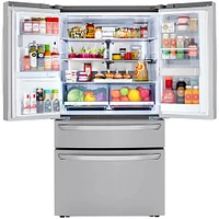 LG LRMDS3006S 30 Cu.Ft. Stainless Smart French Door Refrigerator | Electronic Express