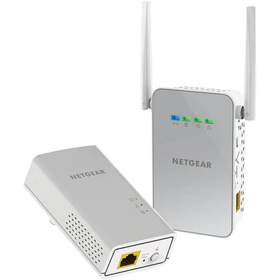 Netgear PLW1000100NA PowerLINE 1000 + WiFi Network Extender | Electronic Express