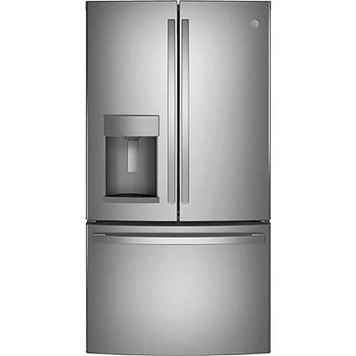 GE GFE28GYNFS 27.7 Cu.Ft. Stainless French Door Refrigerator | Electronic Express
