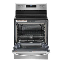 Whirlpool WFE525S0JZ 5.3 Cu.Ft. Stainless Freestanding Electric Range | Electronic Express