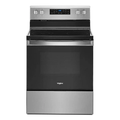 Whirlpool WFE525S0JZ 5.3 Cu.Ft. Stainless Freestanding Electric Range | Electronic Express