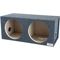 Dual 10-inch Sealed Carpeted Subwoofer Enclosure | Electronic Express