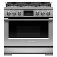 Dual Fuel Range, 36 inch, 6 Burners, Self-cleaning | Electronic Express