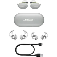 Bose SPORTBUDSWHT-OBX Sport Earbuds - Glacier White | Electronic Express