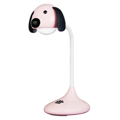 Lumo Neon Series LED Desk Lamp Pink Dog  | Electronic Express