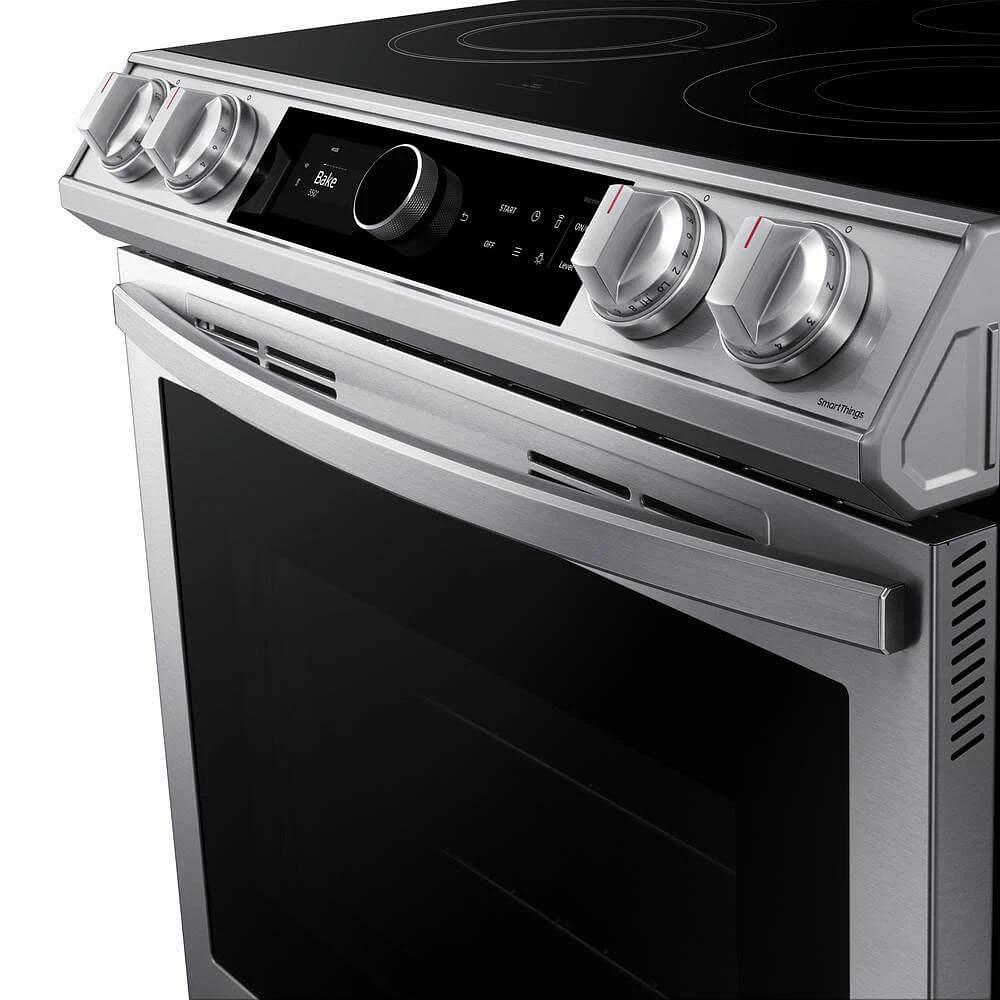 Samsung 6.3 Cu. Ft. Stainless Slide-In Electric Range | Electronic Express