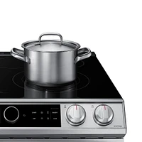 Samsung 6.3 Cu. Ft. Stainless Slide-In Electric Range | Electronic Express