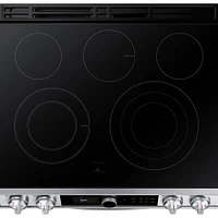 Samsung 6.3 Cu. Ft. Stainless Slide-In Electric Range | Electronic Express