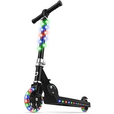 Jetson Jupiter Kick Scooter With LED Lights Black | Electronic Express