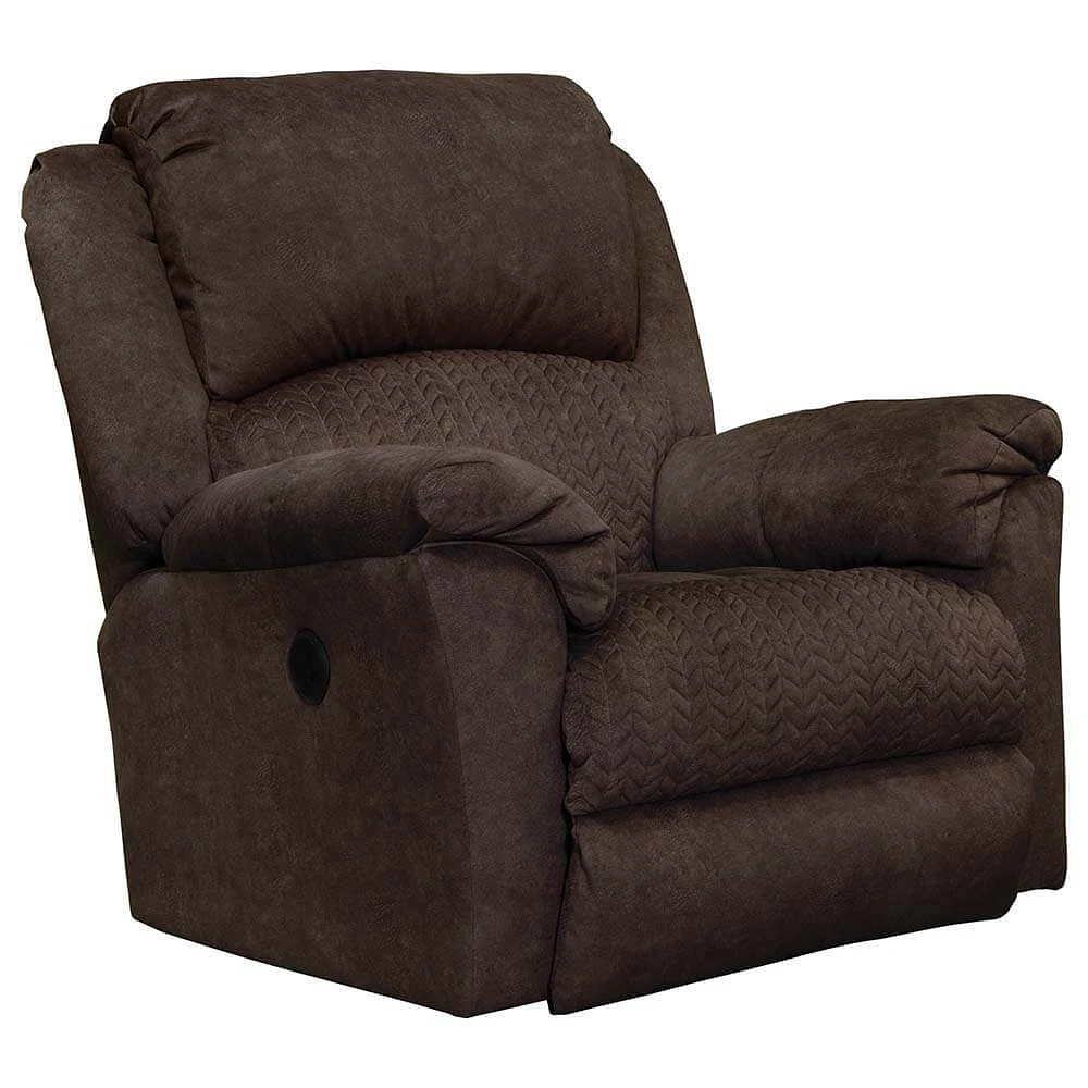 CASUAL POWER ROCKER RECLINER WITH USB PORT | Electronic Express