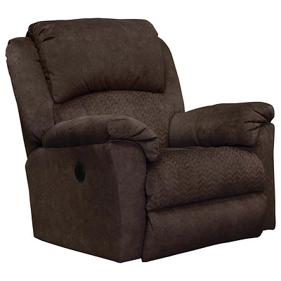 CASUAL POWER ROCKER RECLINER WITH USB PORT | Electronic Express