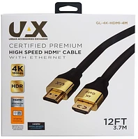 12 ft. 4K HDMI Cable - White | Electronic Express