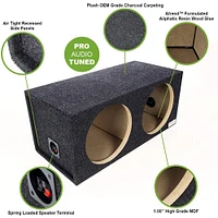 Atrend 15 inch B Box Series 2-Holes Sealed Subwoofer Box | Electronic Express